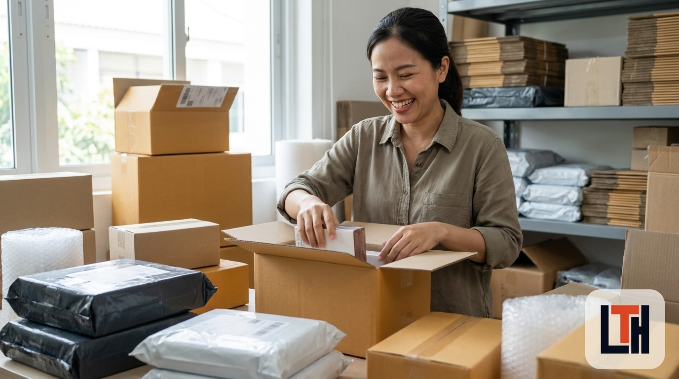 Chủ shop nhận hàng Trung Quốc về kinh doanh, công việc nhẹ nhàng hơn nhờ dịch vụ trọn gói