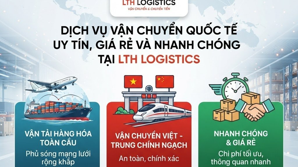 Dịch Vụ Vận Chuyển Quốc Tế Uy Tín, Giá Rẻ Và Nhanh Chóng Tại LTH Logistics