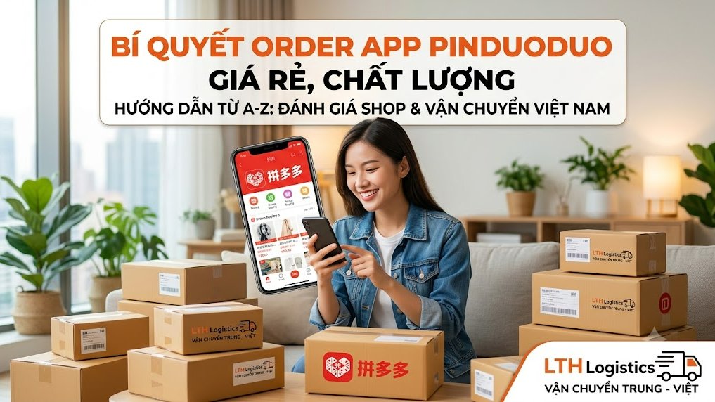 Bí Quyết Order App Pinduoduo Giá Rẻ, Chất Lượng – Hướng Dẫn Chi Tiết A-Z | LTH Logistics