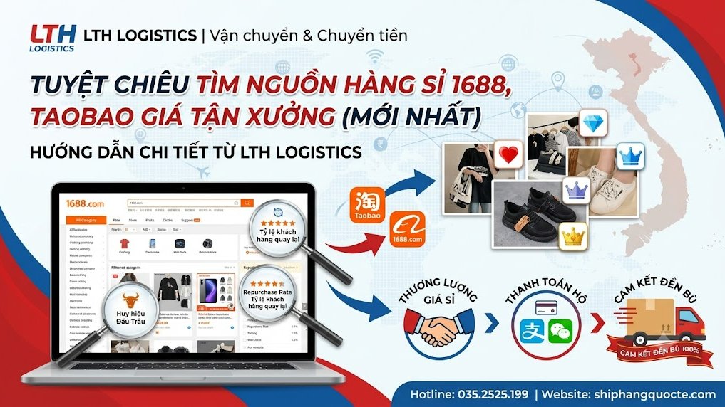 Tuyệt Chiêu Tìm Nguồn Hàng Sỉ 1688, Taobao Giá Tận Xưởng (Mới Nhất)